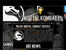 Tablet Screenshot of mortalkombat.honmaru.pl